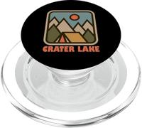 Crater Lake National Park Vacation Backpacking Gear PopSockets PopGrip pour MagSafe
