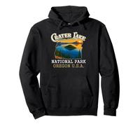 Crater Lake National Park Vintage Oregon Traveling Lover Sweat à Capuche