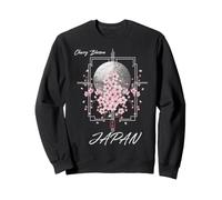 Cratère de Lune Japonais Sakura Cerisier Fleur Sweatshirt