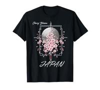 Cratère de Lune Japonais Sakura Cerisier Fleur T-Shirt