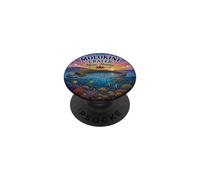 Cratère Molokini, Maui, Hawaï, Hawaï, Hawaï, États-Unis PopSockets PopGrip Adhésif