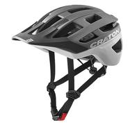 Cratoni Allrace Casque de vélo Mixte, Anthracite/Blanc, S-M 52-57