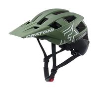 Cratoni Allset Pro Casques Mixte, Khaki/Schwarz Matt, L