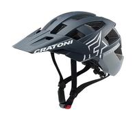 Cratoni Allset Pro Casques Mixte, Steel/Blue Matt, L