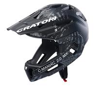 Cratoni C- Maniac Casque Unisexe-Adulte, Noir/Mat Anthracite, L