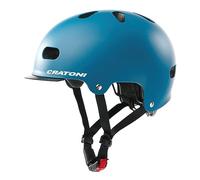 Cratoni C-Mate Casque Vélo Jeunesse Unisexe, Bleu Mat, M