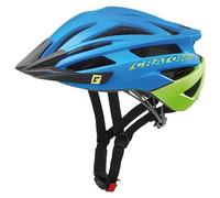 Cratoni Casque Agravic VTT Bleu/Vert Lime Mat T.L/XL 58-62 Material de Velo Unisex-Adult, AZU/LIM