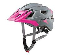 Cratoni Casque ALLRIDE (VTT) Gris/Rose Mat Taille Unique vélo Unisex-Adult, Noir
