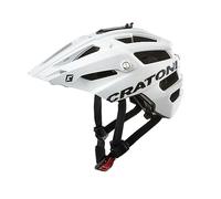 Cratoni Casque AllTrack - Blanc - M/L - 58-61 cm