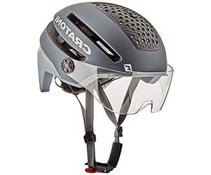 Cratoni Casque Commuter PEDELEC Gris vélo Unisex-Adult, Noir, Taille Unique