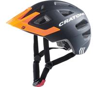 Cratoni Maxster Pro Casque de vélo Mixte, Noir/Orange, M