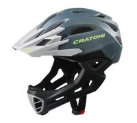 Cratoni Casque de vélo Mixte, Gris/Noir, 54-58
