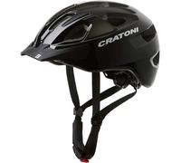 Cratoni Casque de vélo Mixte, Noir, 53-59