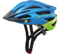 CRATONI casque de vélo MTB Agravic bleu/citron vert mat