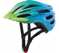 Cratoni casque de vélo Pacer Jr. vert/bleu mat, taille S/M (54-58cm)