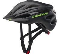 Cratoni casque de vélo pour enfants Pacer Jr. Junior black-lime matt taille XS-S (50-55 cm)