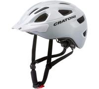 Cratoni Casque de vélo Unisex-Adult, Blanc, 53-59