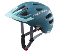 Cratoni Casque de vélo Unisex-Adult, Bleu Gris, 46-51