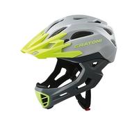 Cratoni Casque de vélo Unisex-Adult, Gri/LIM, 52-56