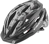 Cratoni Casque de vélo Unisex-Adult, Noir/Gris, 49-55