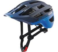 Cratoni Allrace Casque de vélo Mixte, Noir/Bleu, M-L 56-61
