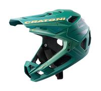 Cratoni Casque Interceptor Mixte Adulte, Vert/Orange Fluo Mat, M