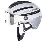 Cratoni Commuter Casque Mixte-Adulte, Blanc Mat, M-L