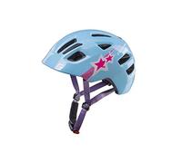 Cratoni Maxster Casque de vélo Enfant, Étoile Bleue Brillante, S/M