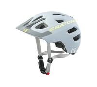 Cratoni Maxster Pro Casque Bébé Unisexe, Gris/Jaune Fluo Mat, s