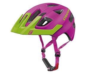 Cratoni Maxster Pro Casque de vélo pour Enfant XS-S Pink/Lime Matt