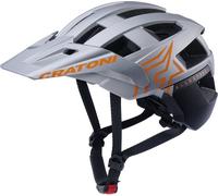 CRATONI MTB - Casque vélo AllSet Pro argent/orange mat