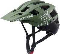 CRATONI MTB - Casque vélo AllSet Pro kaki/noir mat