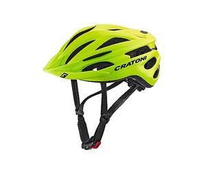 Cratoni Pacer+ Casque de vélo Mixte, Citron Vert Mat, L-XL