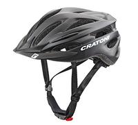 Cratoni Pacer+ Casque de vélo Mixte, Noir Mat, S/M