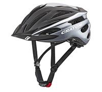 Cratoni Pacer Casque de vélo Unisexe, Noir/Blanc Mat, S/M
