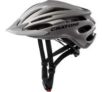 Cratoni Pacer Casque VTT avec visière réglable argent S/M