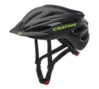 Cratoni Pacer Jr. 112001J1 Casque de vélo Noir/Jaune/Vert Mat Taille XS/S (50-55 cm)