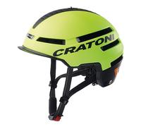 Cratoni Smartride Casques Mixte, Jaune Fluo Mat, M