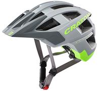 Cratoni Unisexe - Adulte All Set Casque de Vélo Gris Jaune Fluo, S/M (54-58cm)