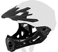 Cratoni Visor + Chinguard Set C-Maniac - lucentblack - pour taille S - visière et mentonnière de rechange pour les casques Cratoni C-Maniac - protection parfaite et design individuel