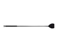 Cravache de saut équitation QHP Comfy Noir 65 cm