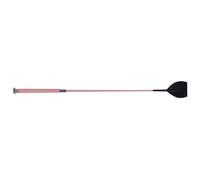 Cravache de saut équitation QHP Comfy Rose 65 cm