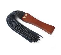 Cravache d'équitation Professionnelle avec Manche en Bois, cravache à Usage général for Le Dressage/Saut d'obstacles(Black)