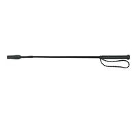 Cravache équitation à poignée pour cheval Whip & Go Twist Noir 65 cm
