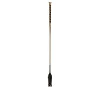 Cravache équitation en cuir Covalliero Doré 65 cm