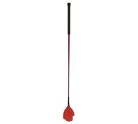 Cravache équitation en cuir Covalliero Rouge 65 cm
