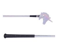 Cravache équitation enfant QHP Unicorn Gris 65 cm