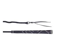 Cravache équitation pour cheval QHP Noir 120 cm