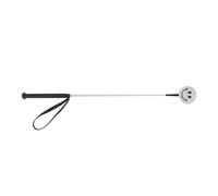 Cravache équitation QHP Rosalynn Argenté 65 cm