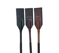 Cravache équitation tout cuir Silver Crown Noir Full
